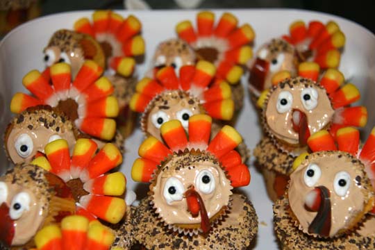 turkey cupcakes_