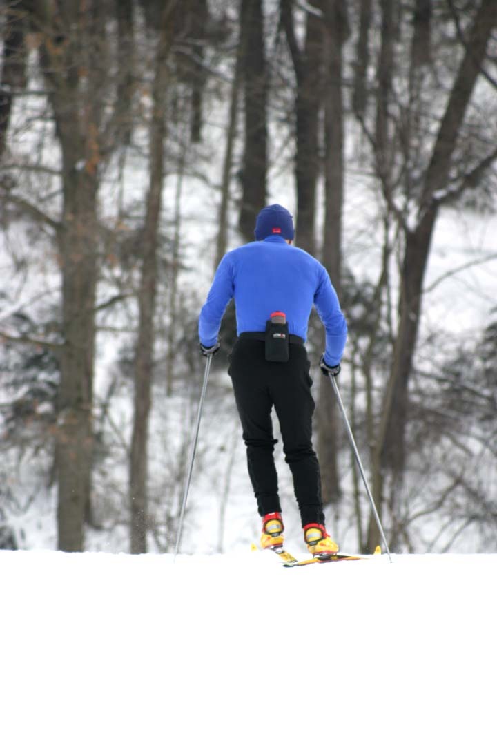 Huron Hills cross country skier
