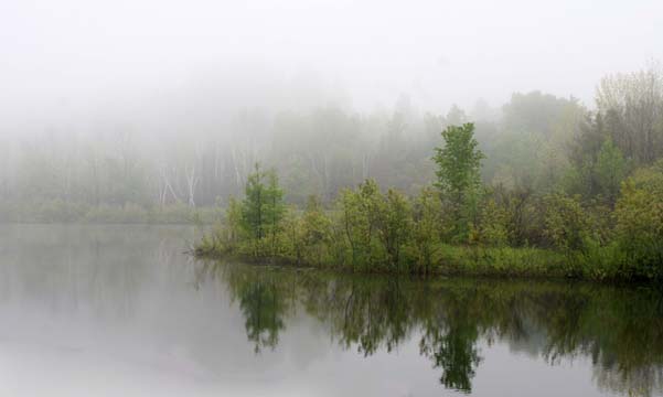 mi_The Lake in the fog II.