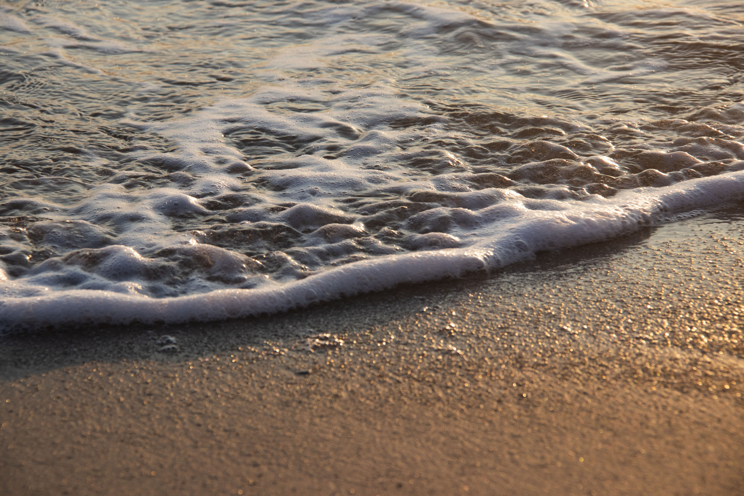 the roll into shore