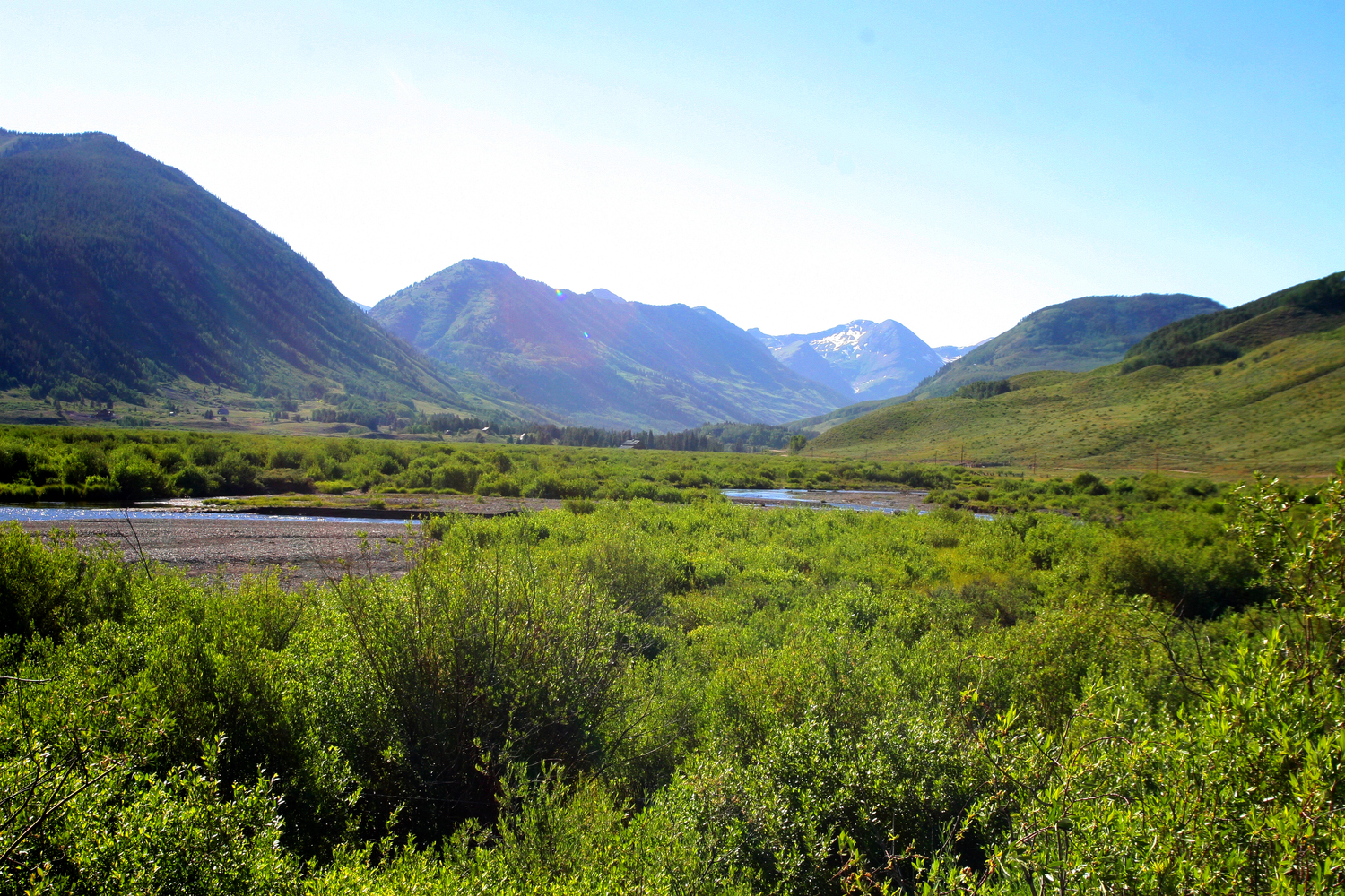 in the valley