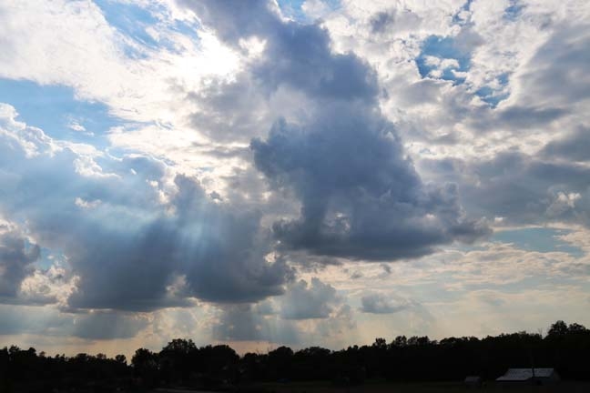 rays coming thru