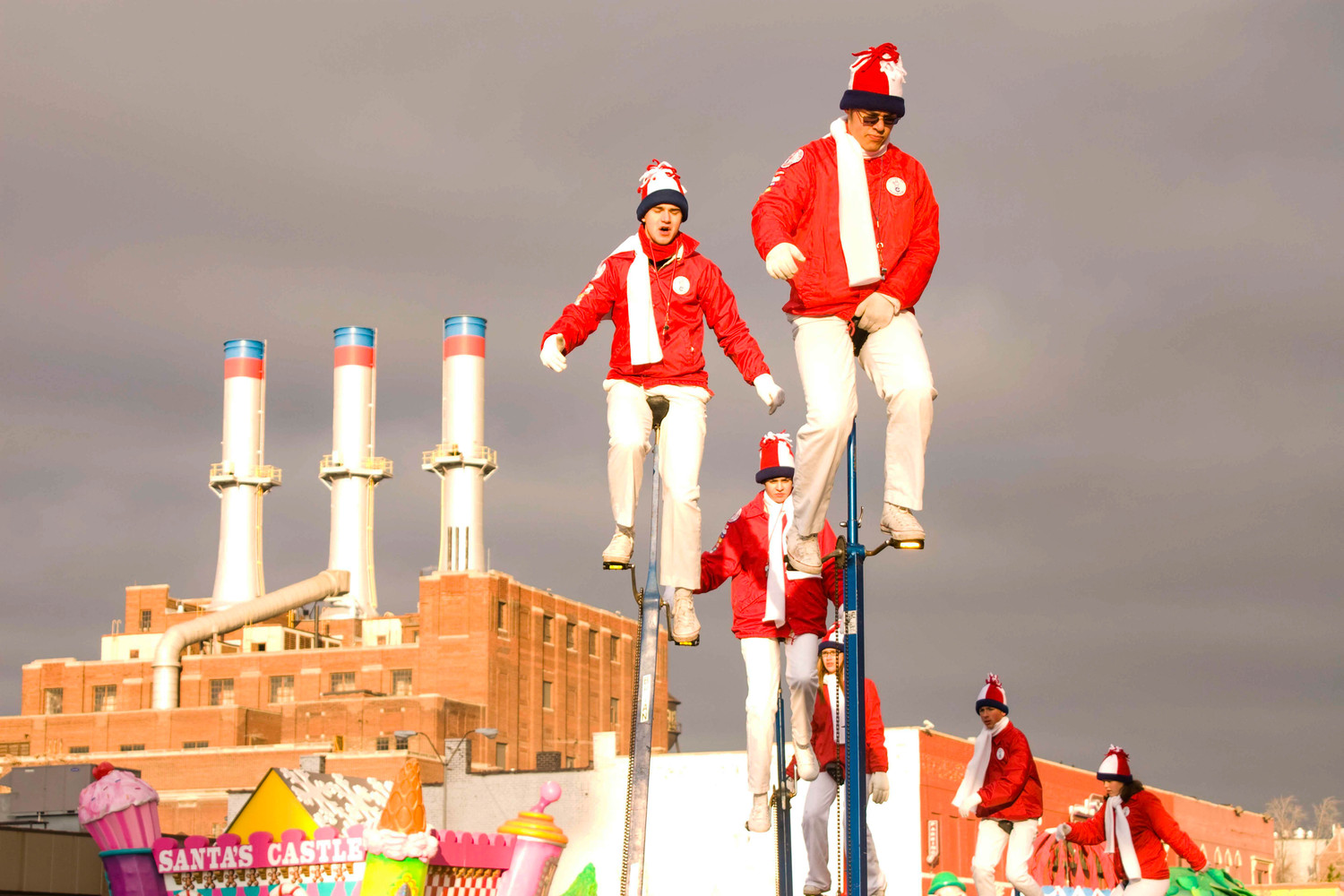 unicycles on parade