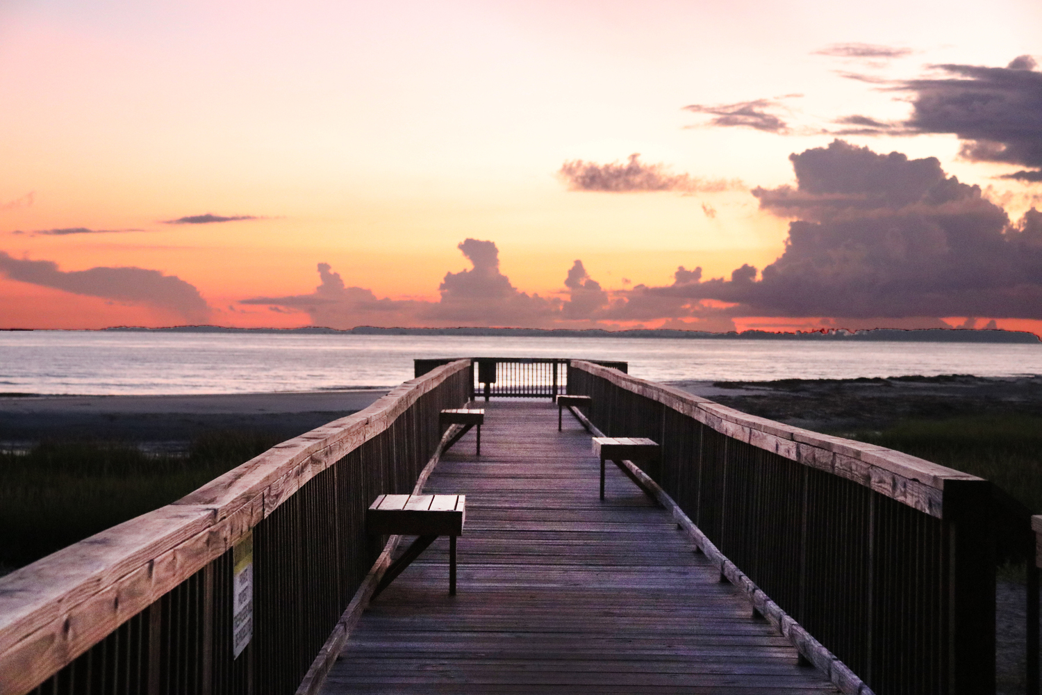The spa Pier at sunrise