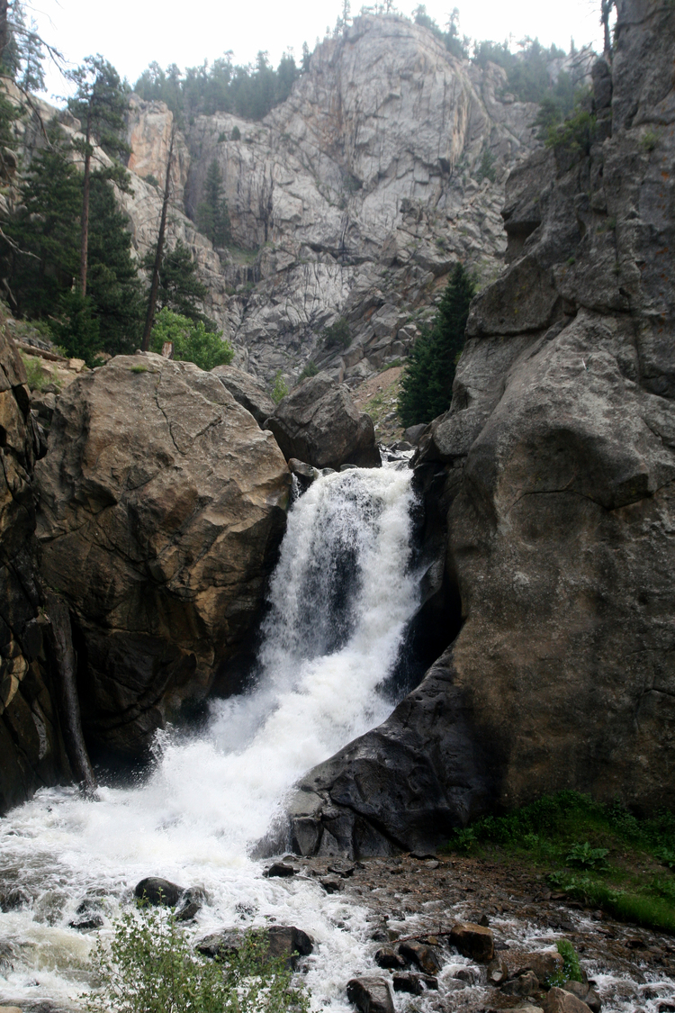 boulder falls