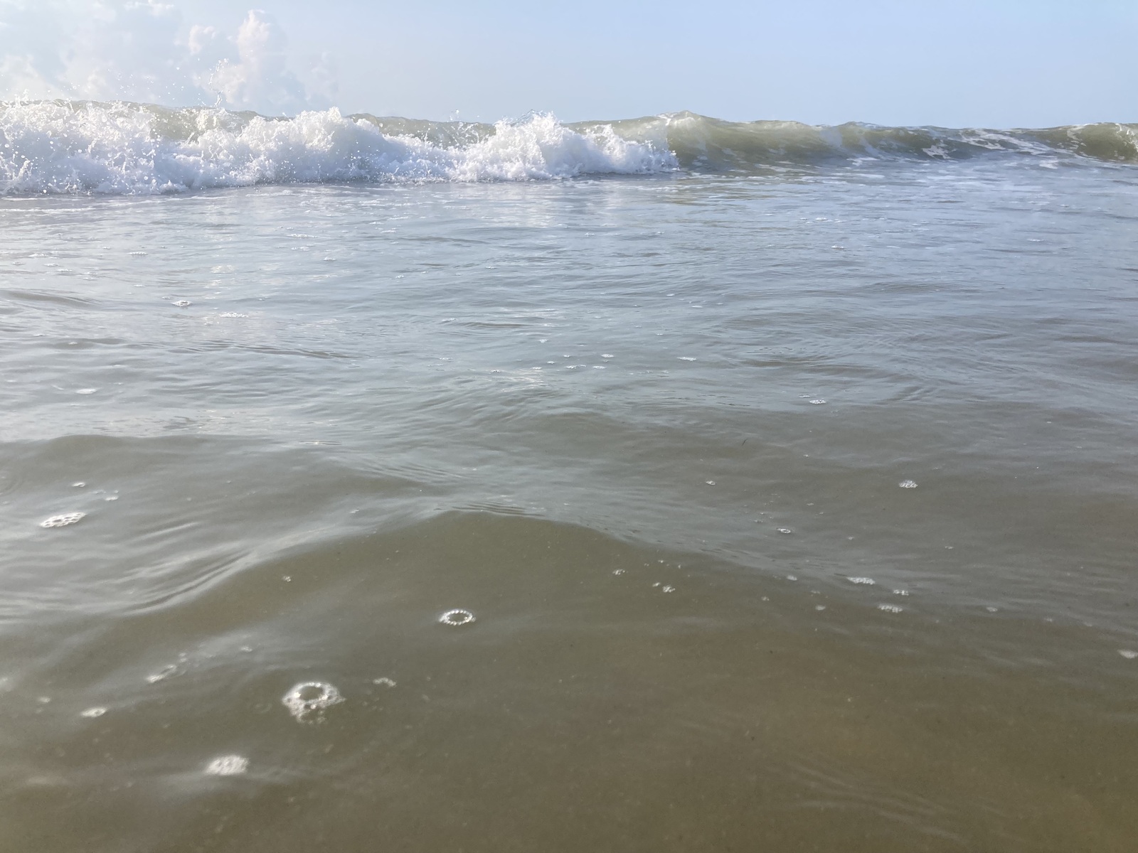before the wave