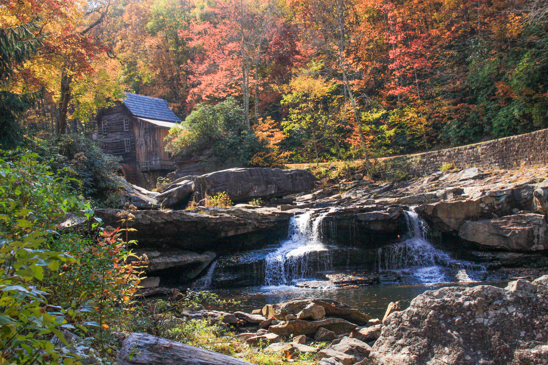 grist mill and falls