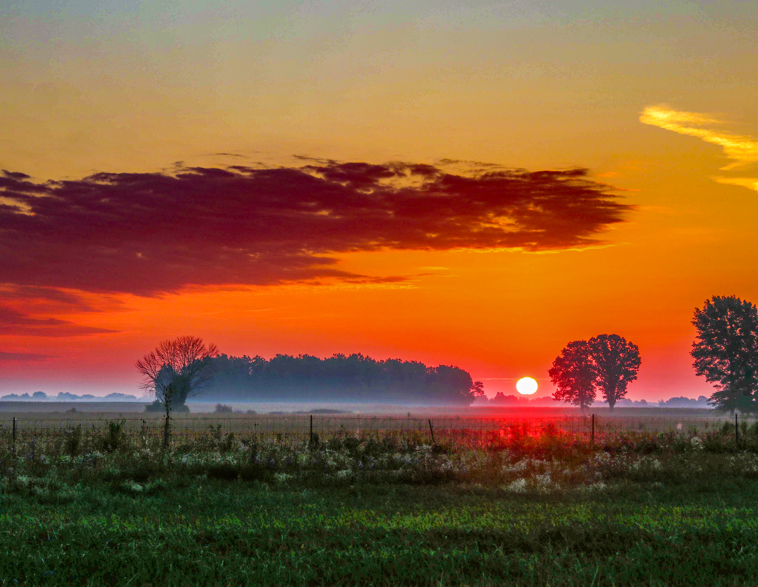 sunrise in Ohio