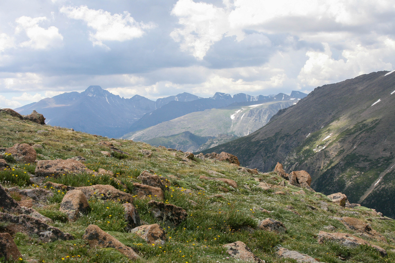 way up the mountains