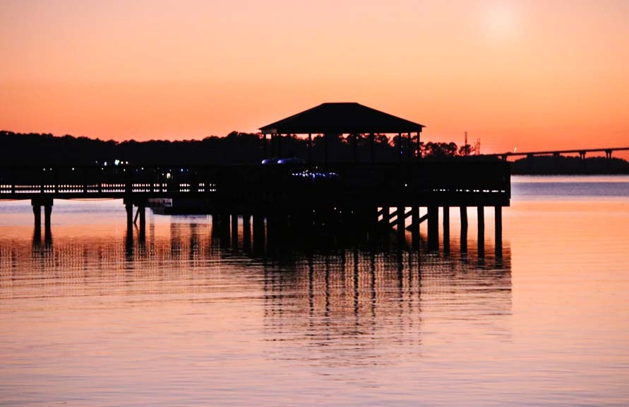 Hudsons at sunset