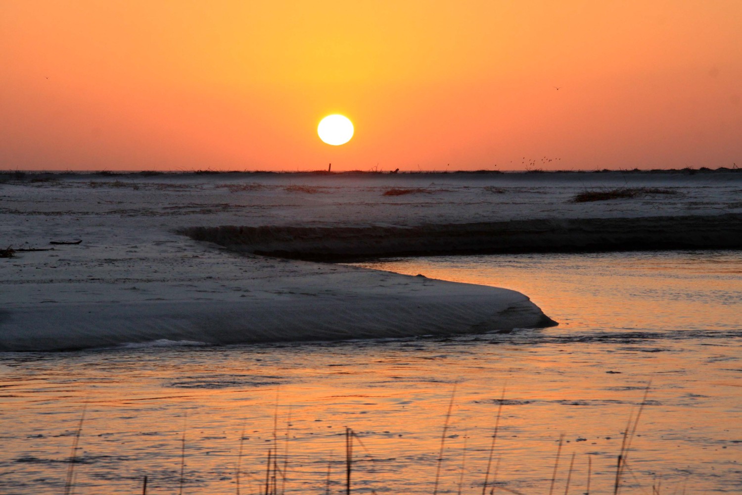 sunrise at fish haul