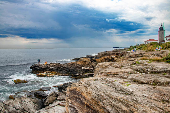 the lighthouse at Block Island