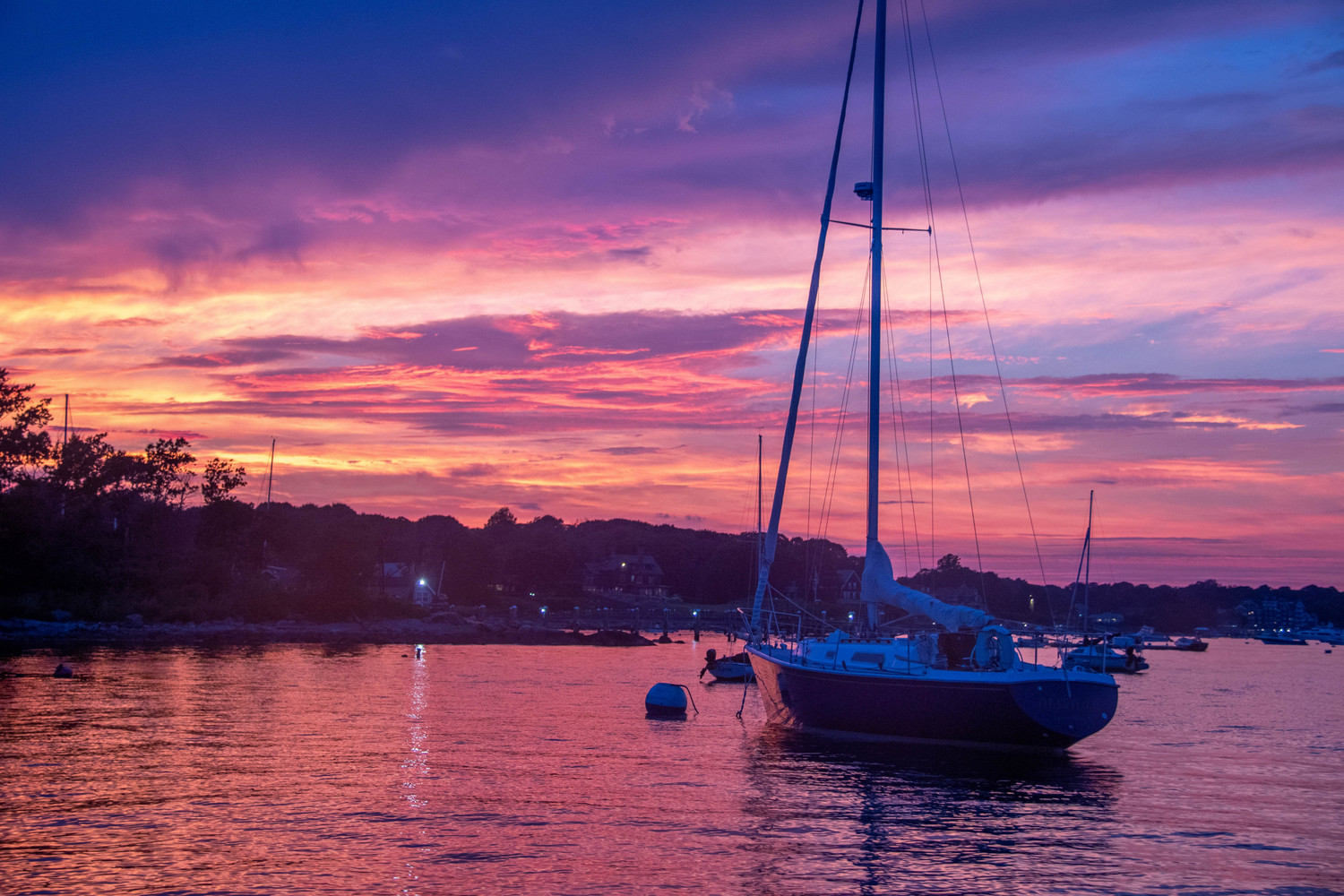 magical skies in Newport